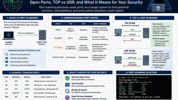 How Port Scanning Works: Open Ports, TCP vs UDP, and What It Means for Your Security