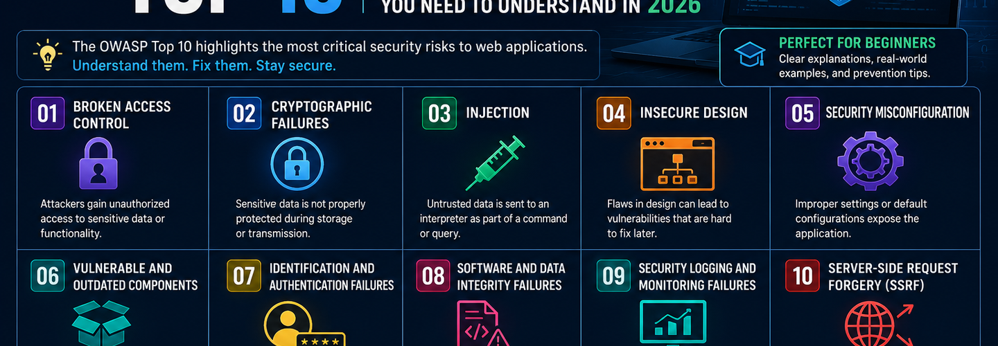 OWASP Top 10 Explained for Beginners: Every Web Vulnerability You Need to Understand in 2026
