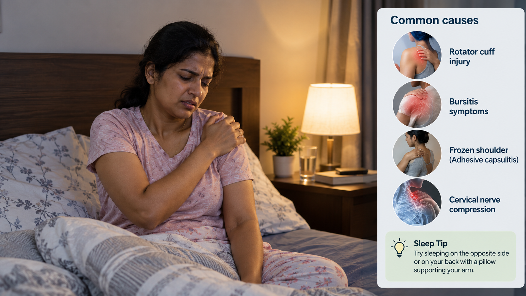 shoulder pain at night