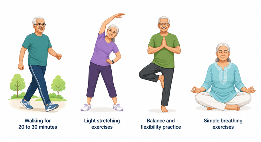 Daily habits for elders to stay healthy