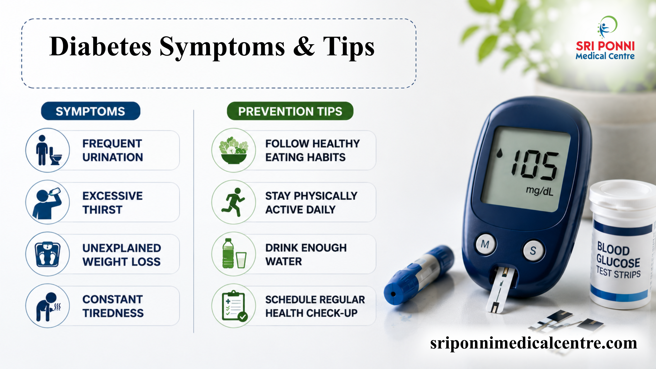 Diabetes Symptoms, Causes and Prevention Tips