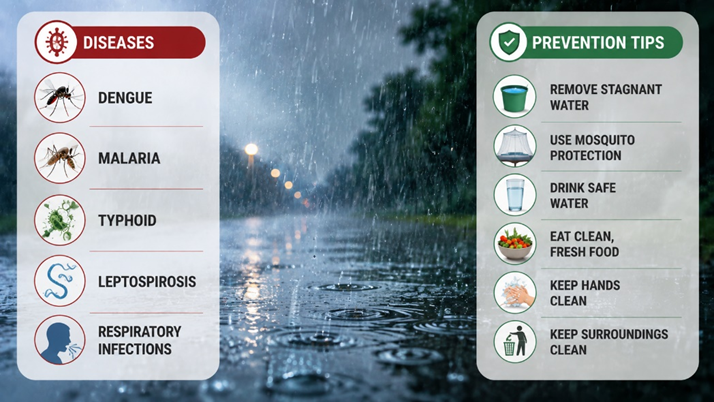 Rainy Season Diseases and Their Prevention Tips