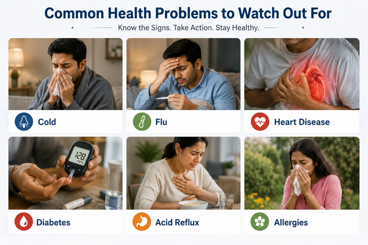 Common health problems to watchout