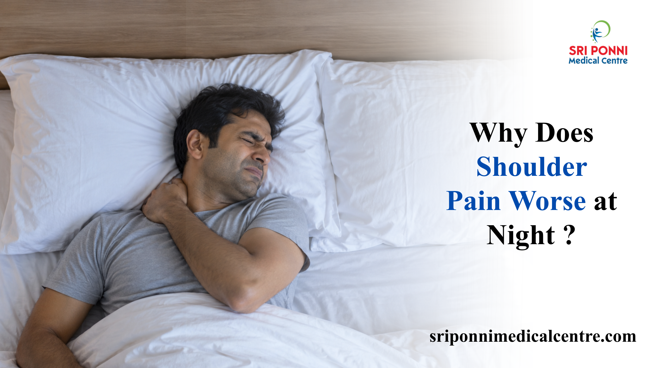 Why does shoulder pain at night become worse while sleeping?