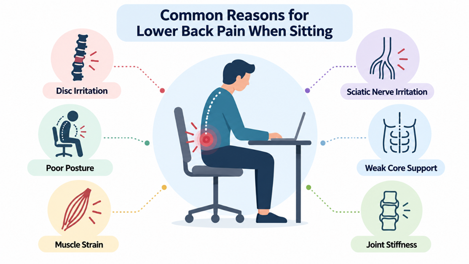 Reasons for lower back pain