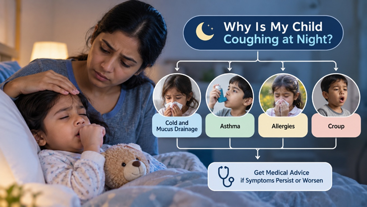 child coughing at night