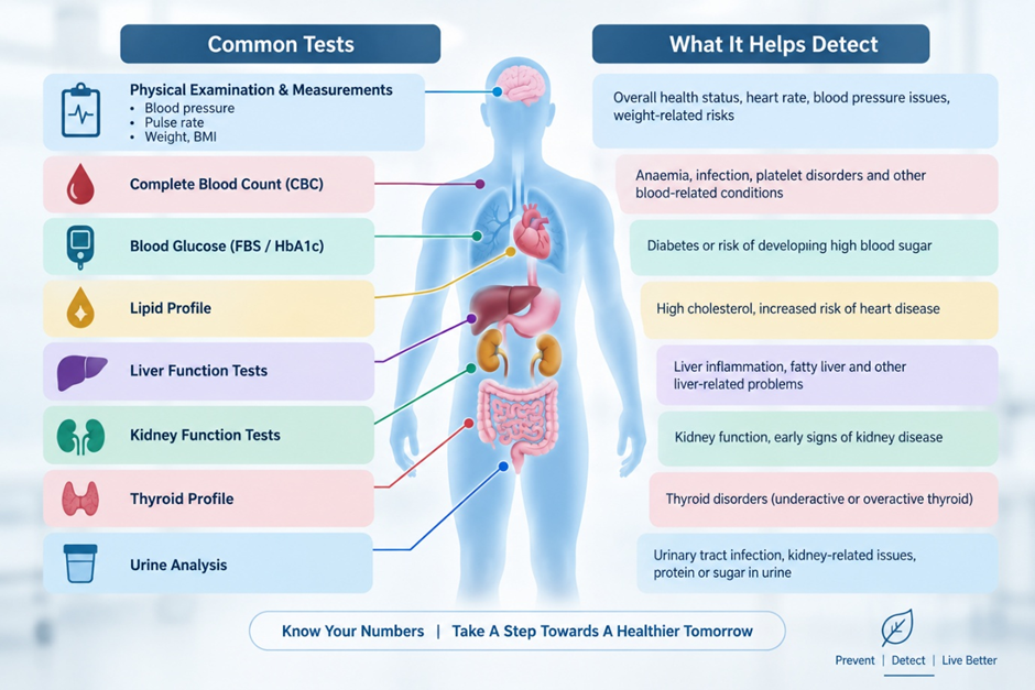 Common test in full body checkup