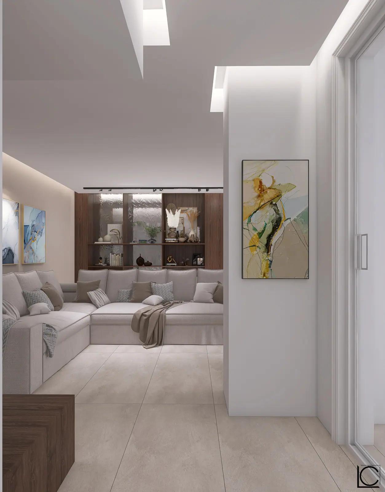 Casa bianca e noce — vista 01