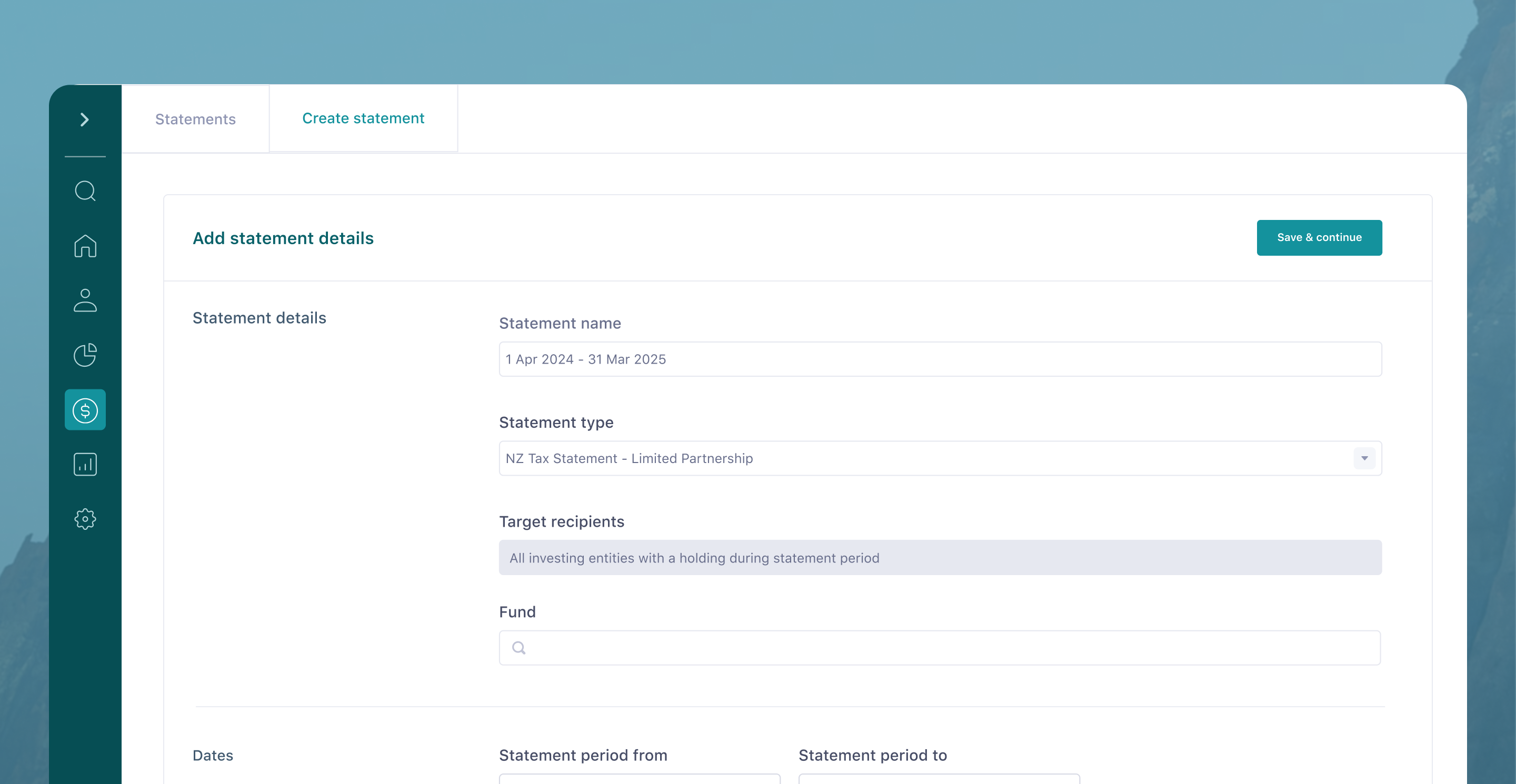 Just Released - Statements Module | Caruso