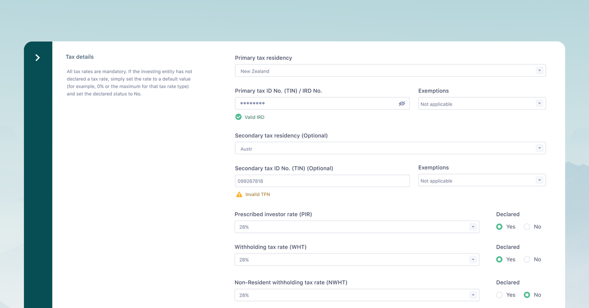 Exemption Code Tfn Just Released - TFN and ABN validation | Caruso