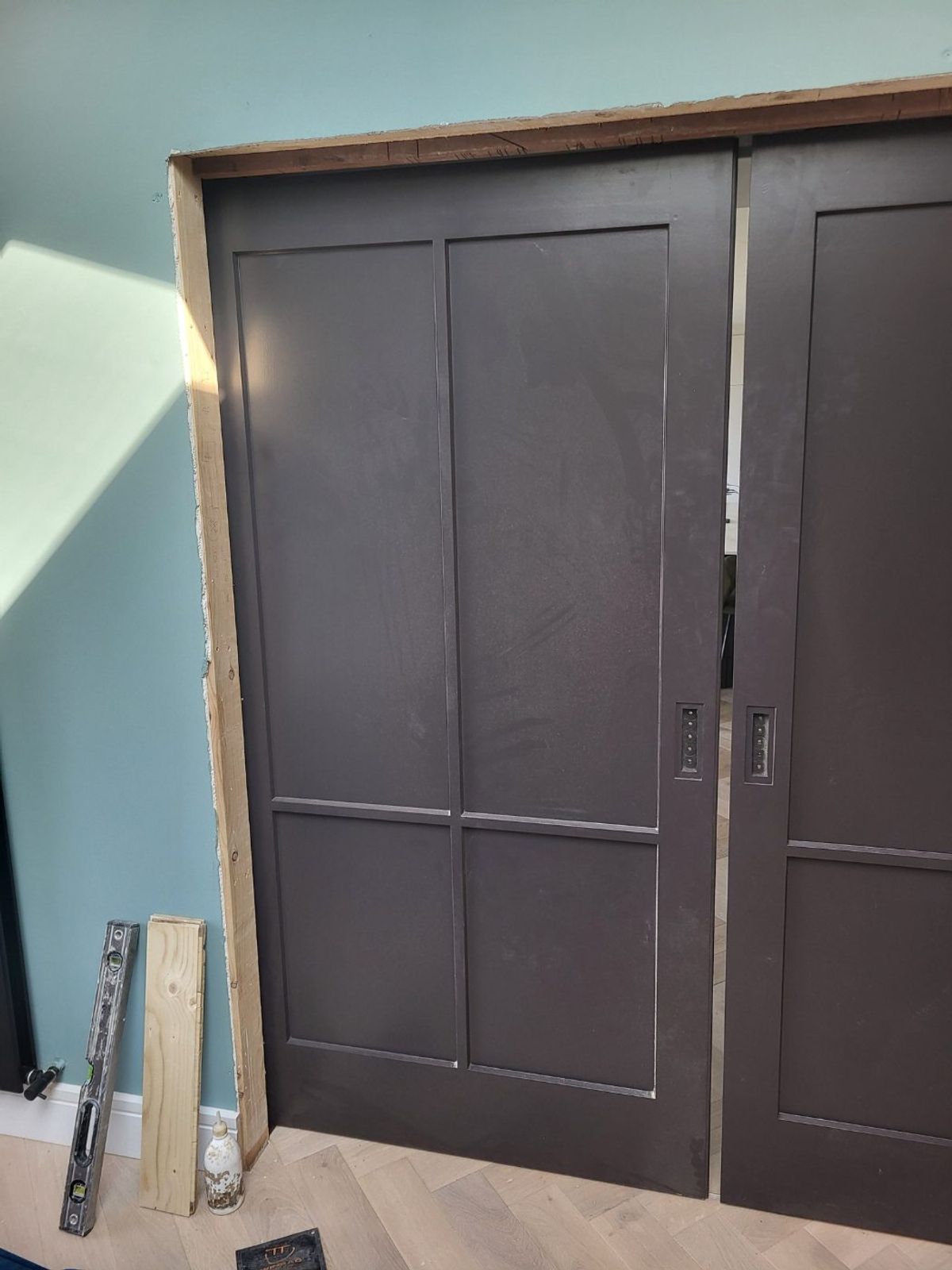 Shaker Sliding Doors — carpentry by Reilly