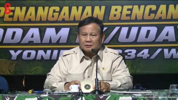 Dalam Rapat Koordinasi Penanganan Gempa NTT, Prabowo Sebut Pemimpin Harus Mengerti Perasaan Rakyat