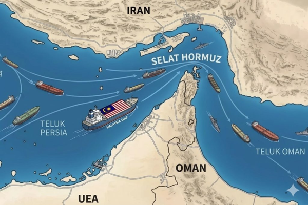 Berbeda Dengan Indonesia, Kapal Malaysia Dapat Melewati Selat Hormuz Dengan Mudah dan Bebas Biaya