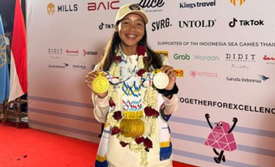 Atlet Triathlon Indonesia Martina Ayu Pratiwi Berhasil Raih 5 Medali Emas dan 2 Perunggu di Sea Games 2025