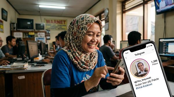 Alasan di Balik Viralnya Foto Profil Mirip Jokowi