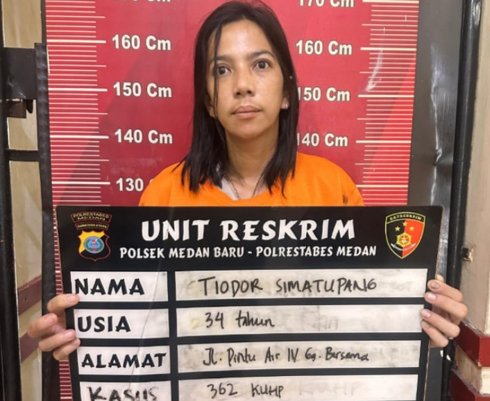 Berpura-Pura Menjadi Pelanggan, Seorang Ibu Rumah Tangga Curi Handphone Pekerja Salon di Medan