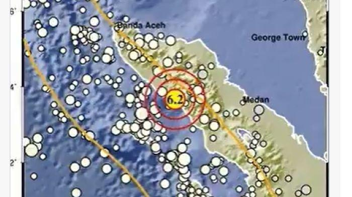 Gempa Magnitudo 6,2 Guncang Aceh Barat Daya, Getarannya Terasa Hingga Medan
