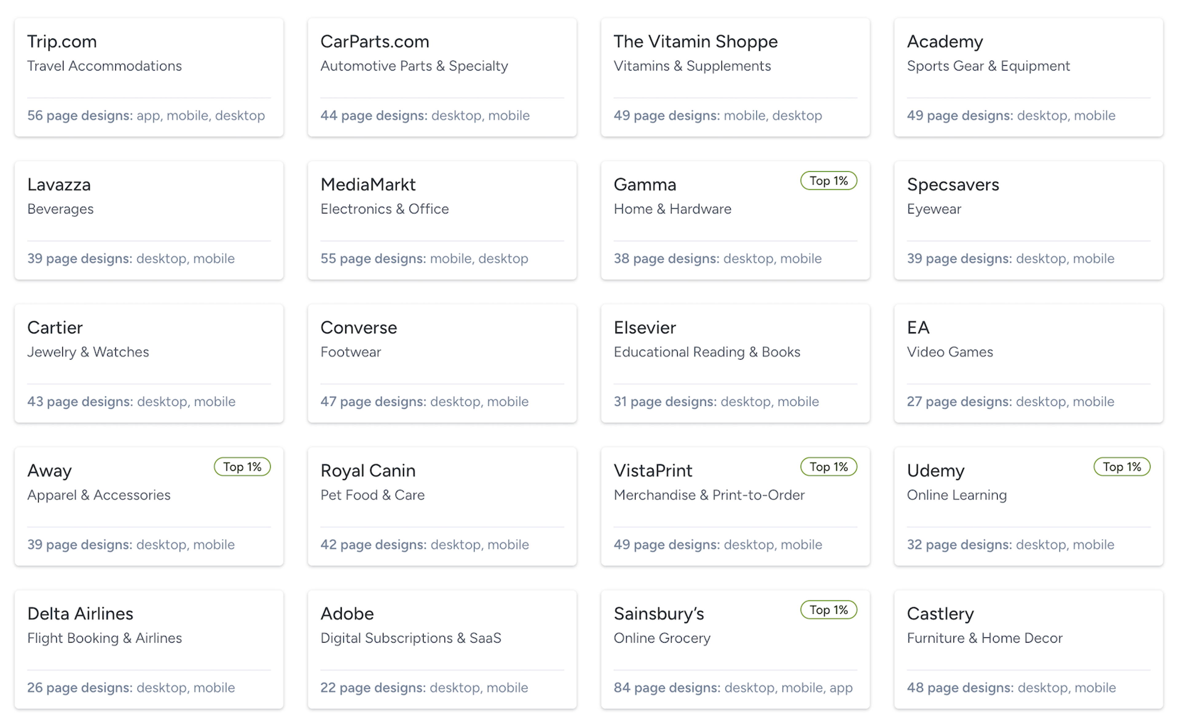 Baymard UX benchmarks