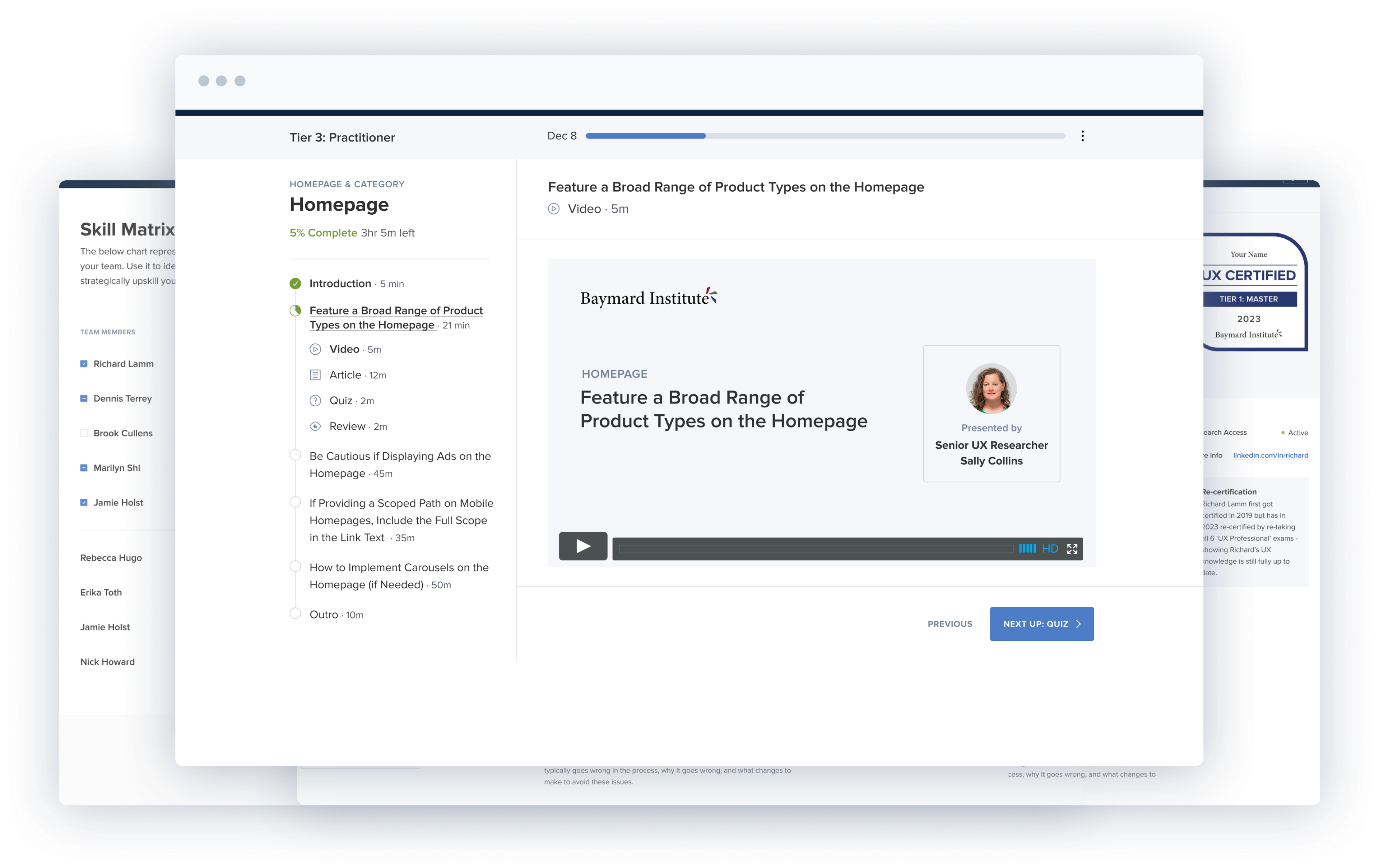 Ecommerce product listing interface example for ux training