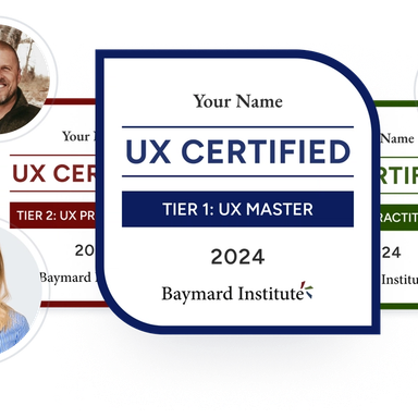 Baymard UX certificants