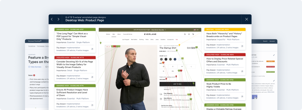 Usability performance assessed across key UX categories