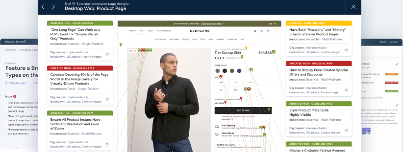 Usability performance assessed across key UX categories