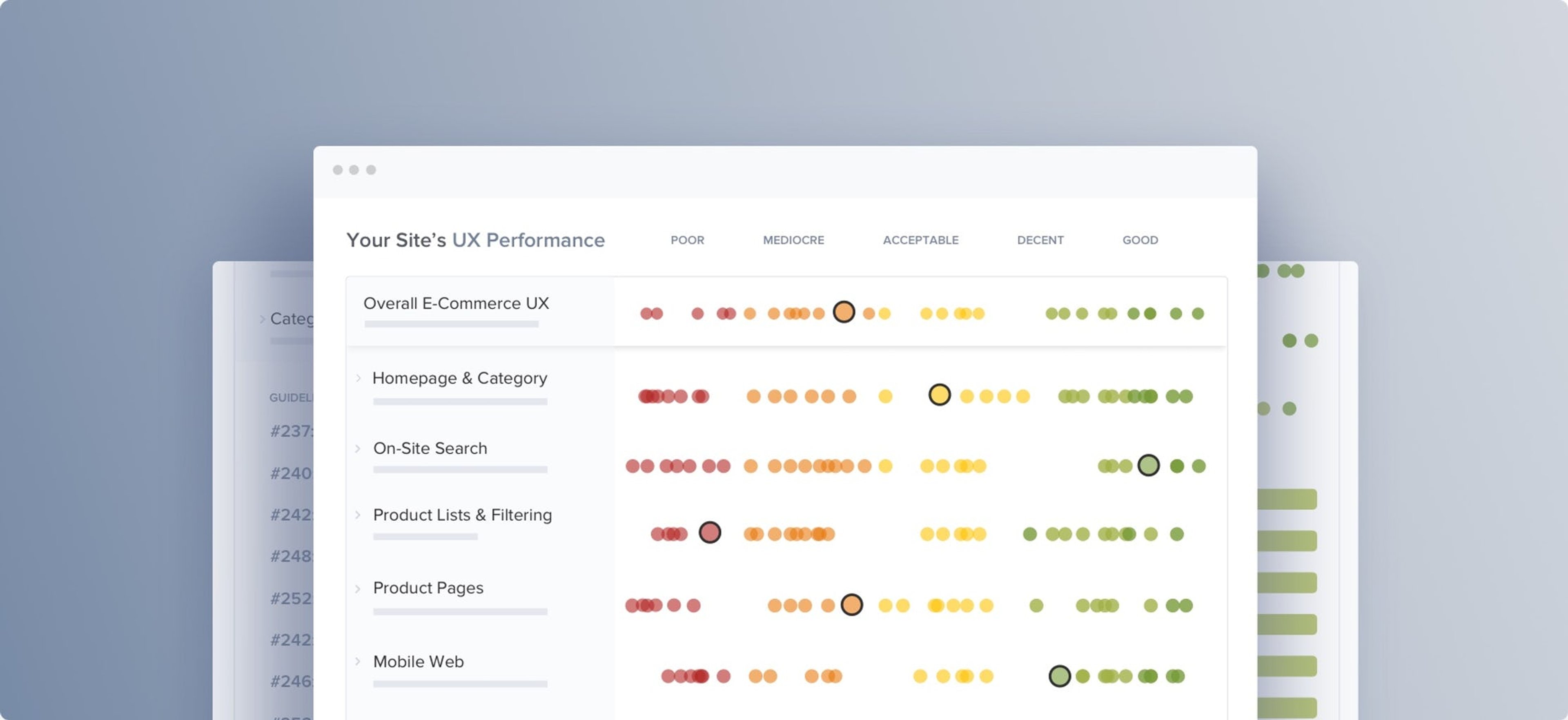 Mockup of a Baymard audit report