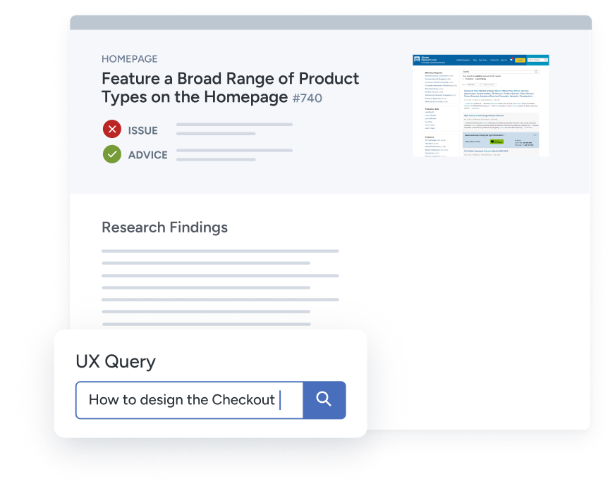 UX research data via ux query