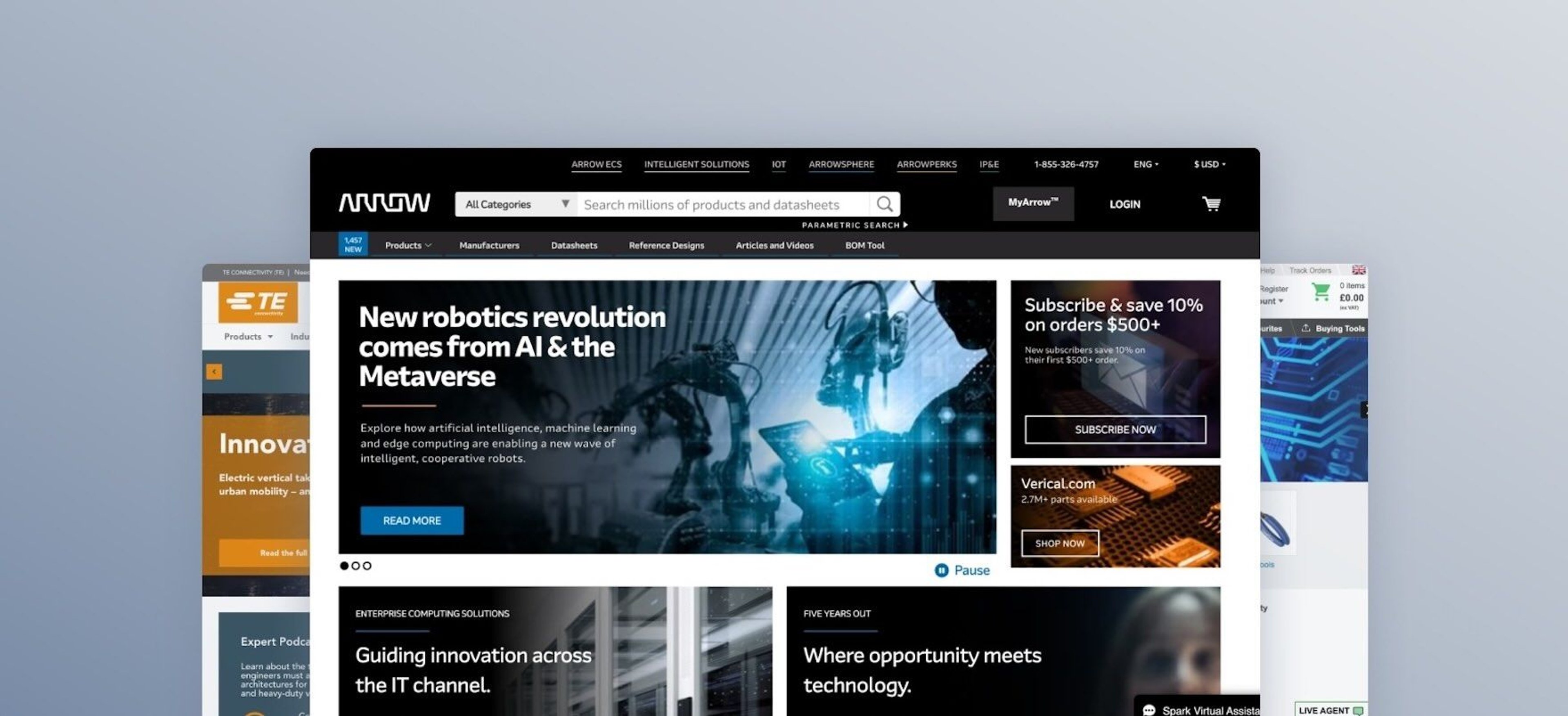 Electronic components ecommerce websites