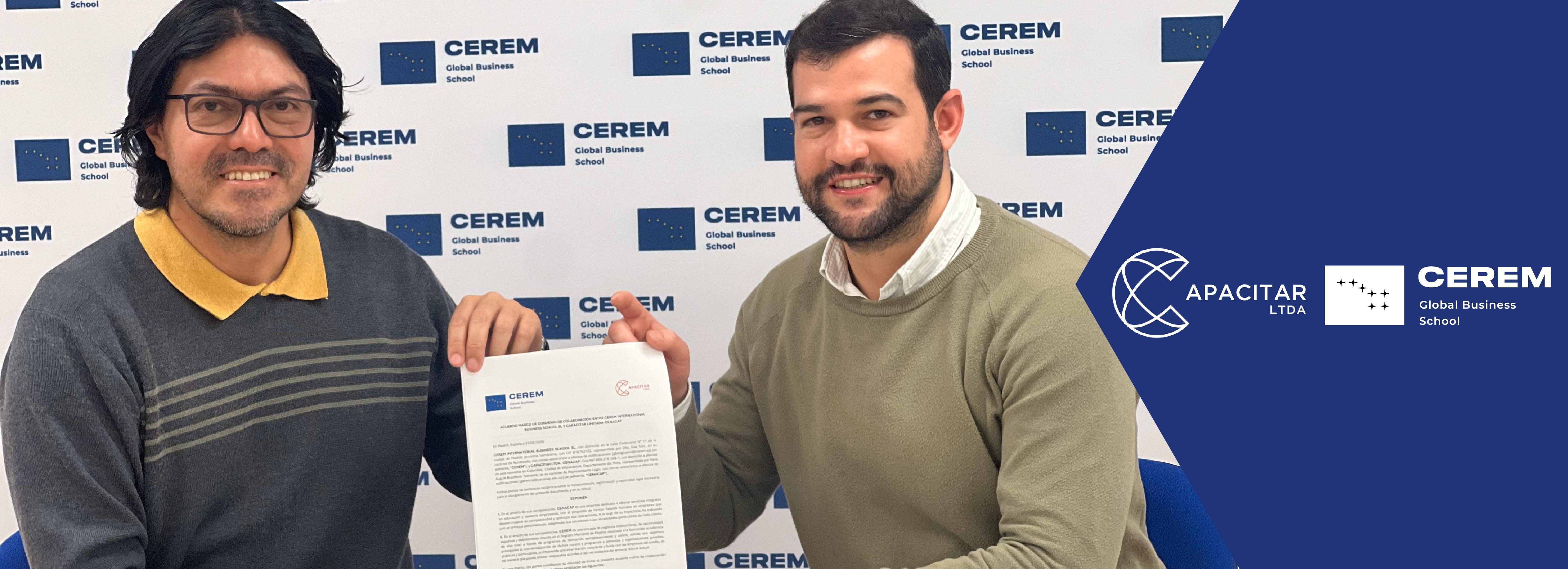CEREM Global Business School y CENACAP se unen para impulsar la educación europea en Colombia