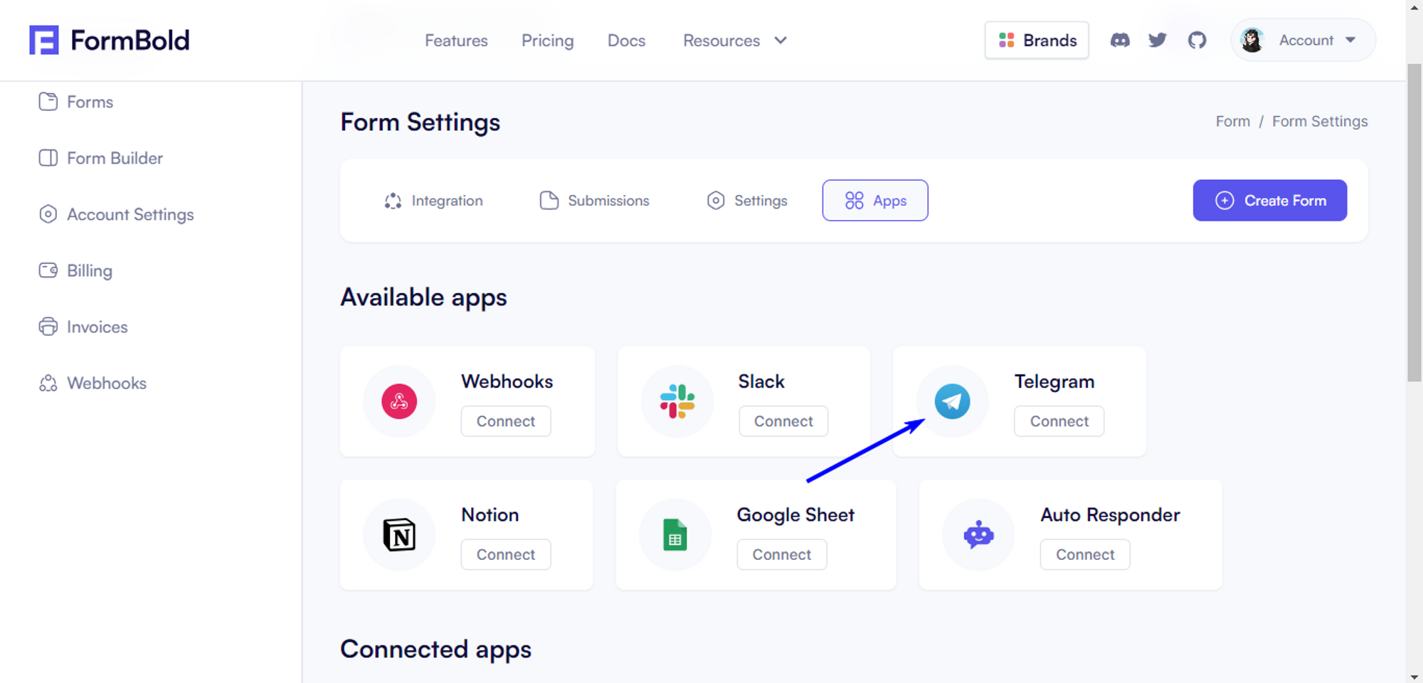 Connecting Apps