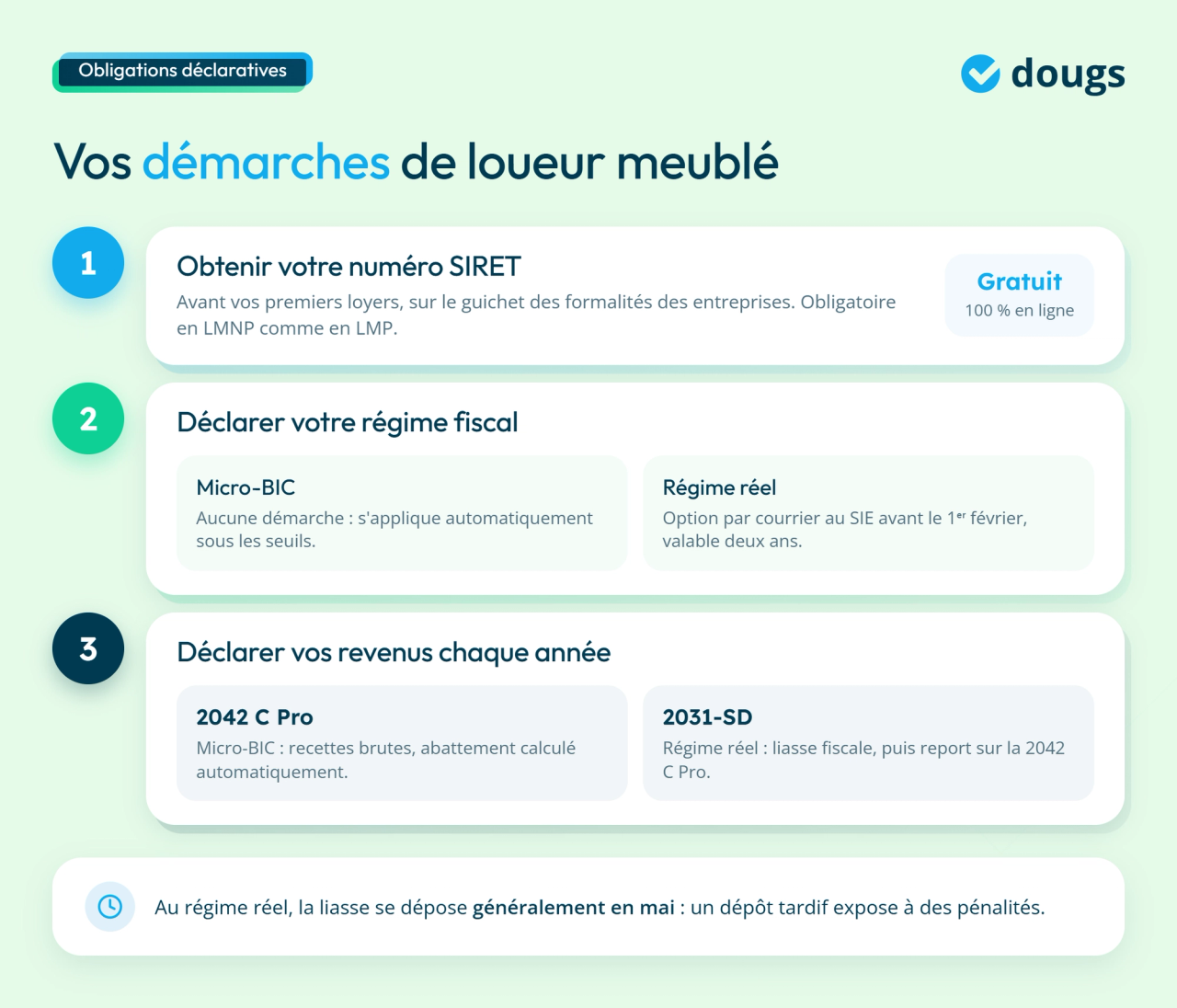infographie obligations déclaratives pour loueurs meublés