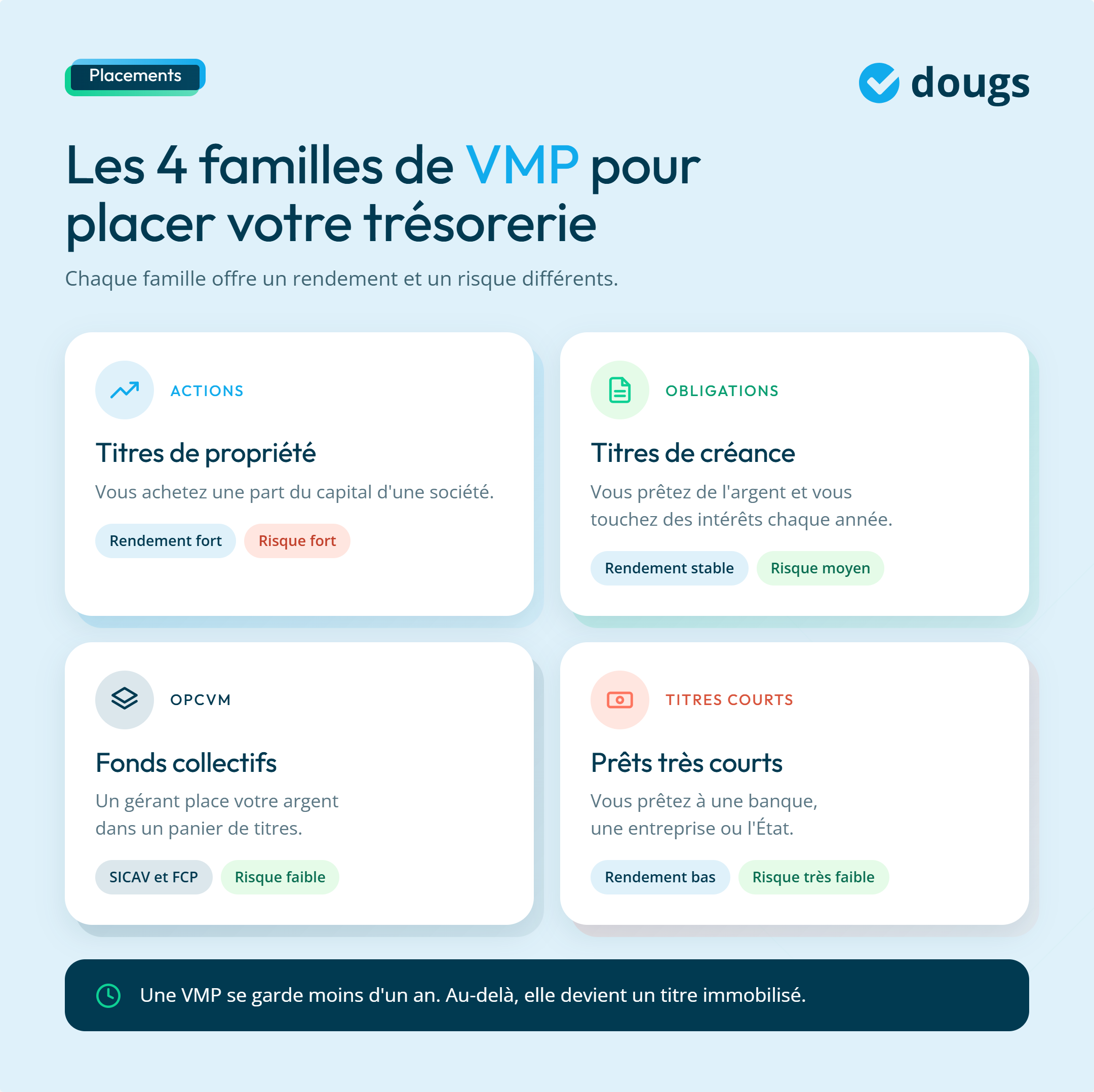 Infographie - Les 4 familles de VMP