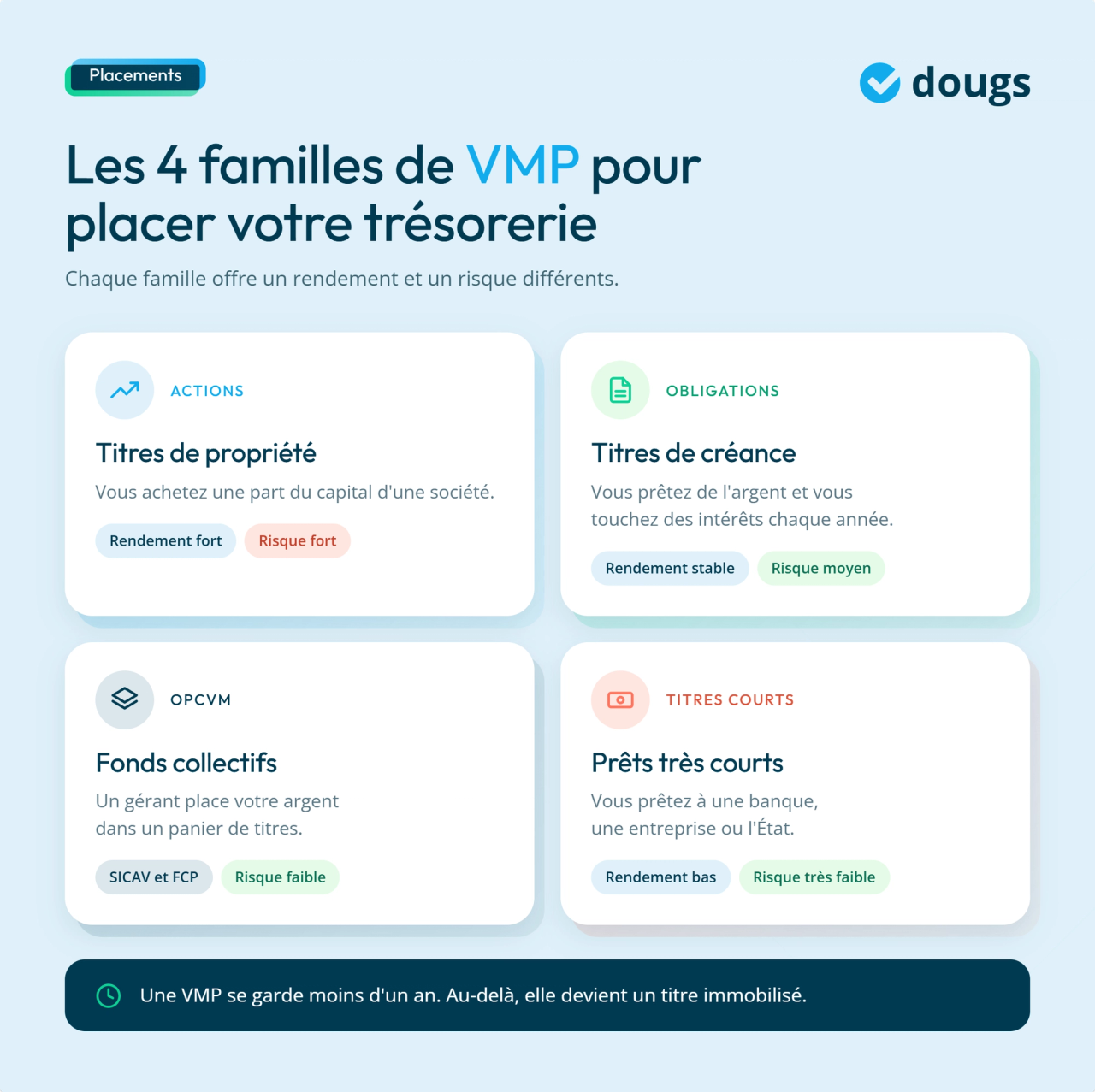 Infographie - Les 4 familles de VMP