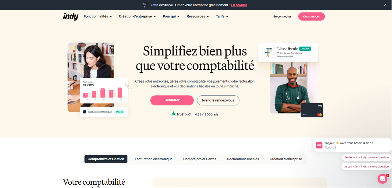 infographie interface Indy