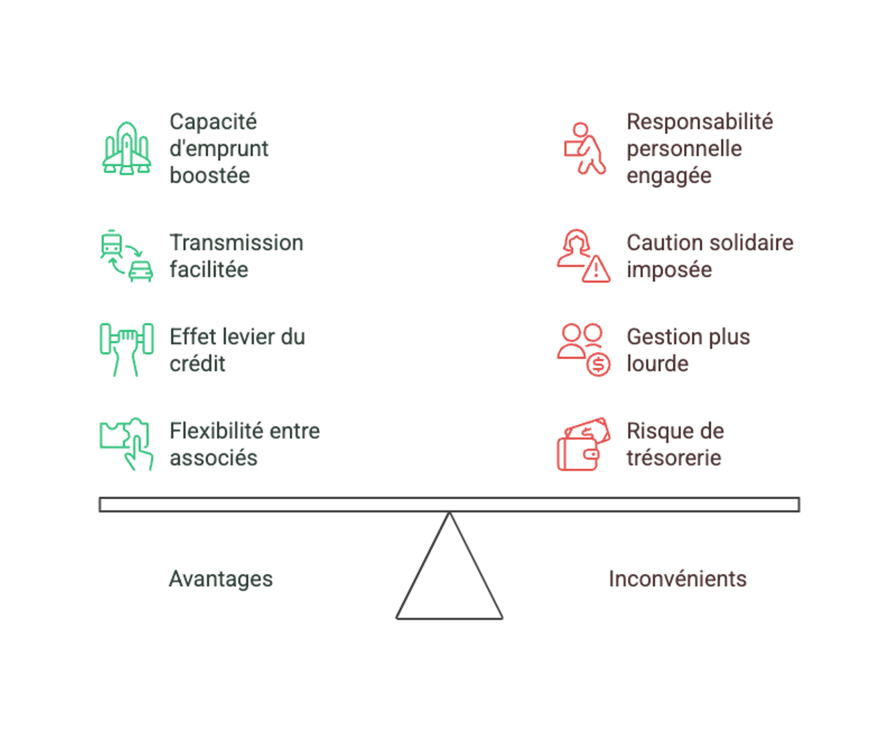 avantages pret sci