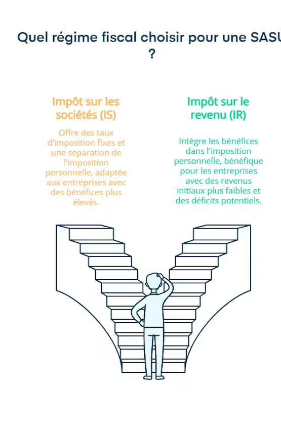 Quel régime fiscal choisir pour une sasu ?