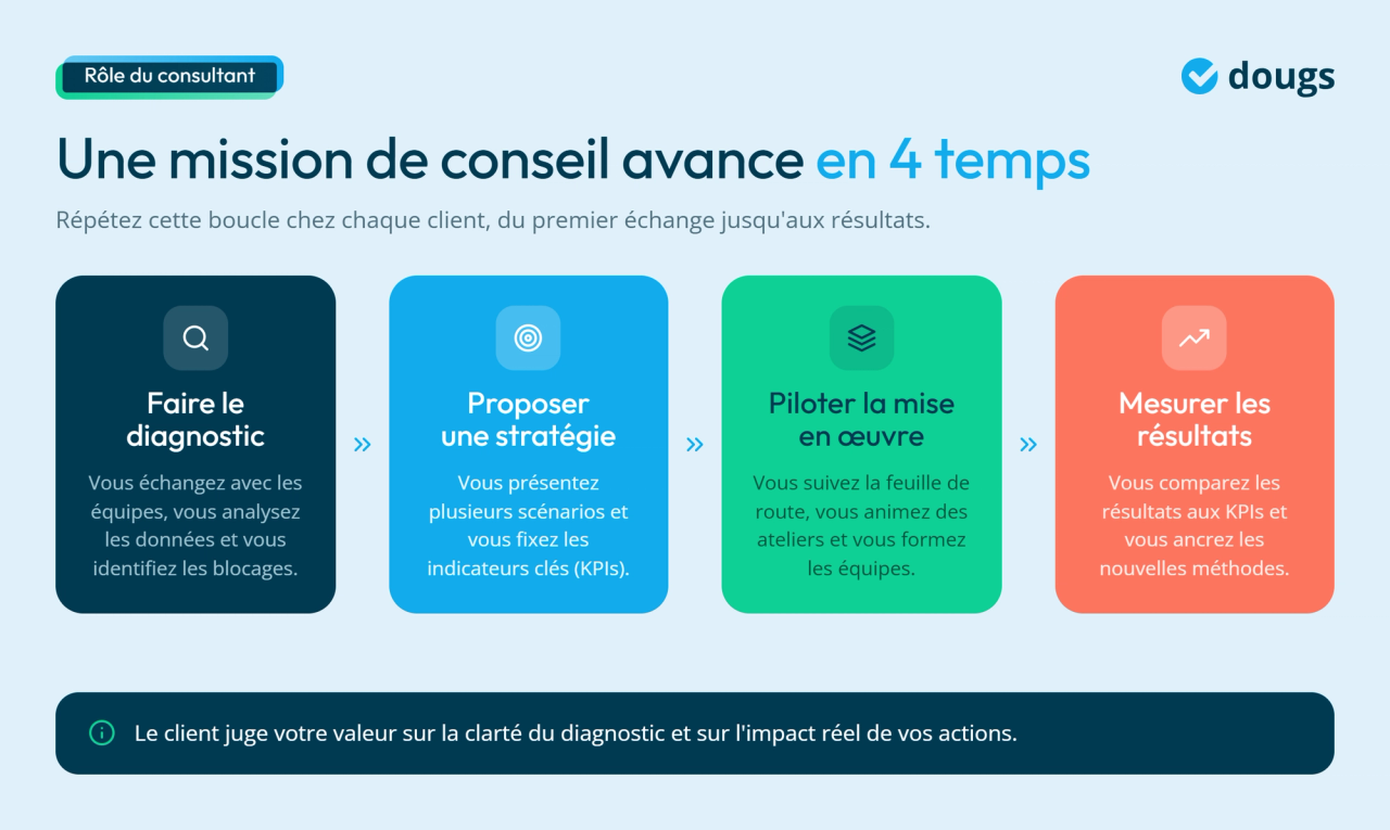 Infographie - Rôle du consultant indépendant
