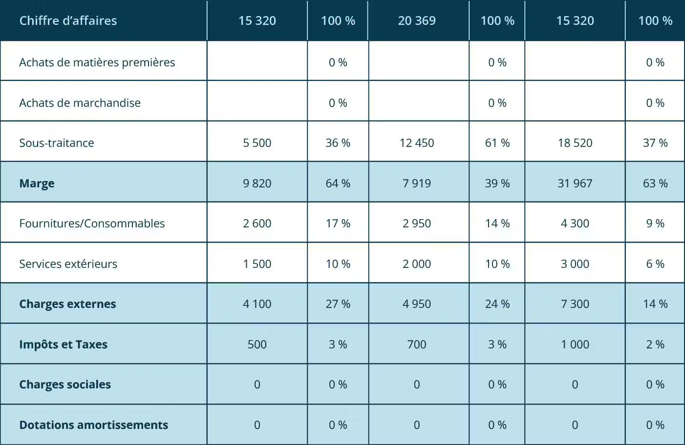 tableau exemple budget prévisionnel financier