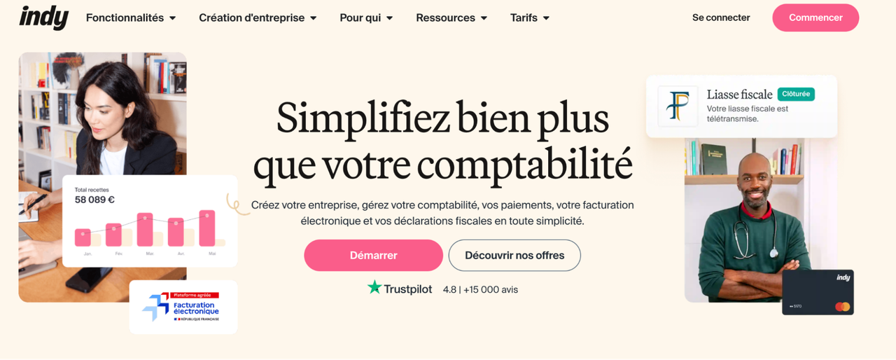 Indy : votre comptabilité en autonomie