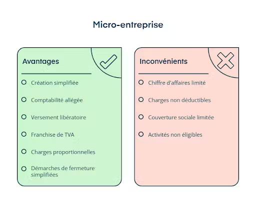Avantages et inconvénients de la micro-entreprise