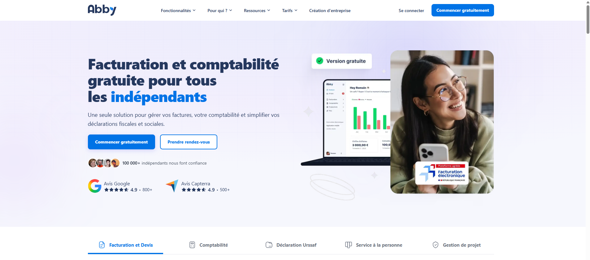 Infographie interface abby