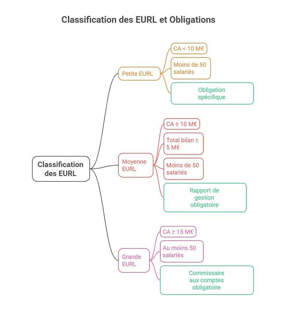 classification des EURL et des obligations