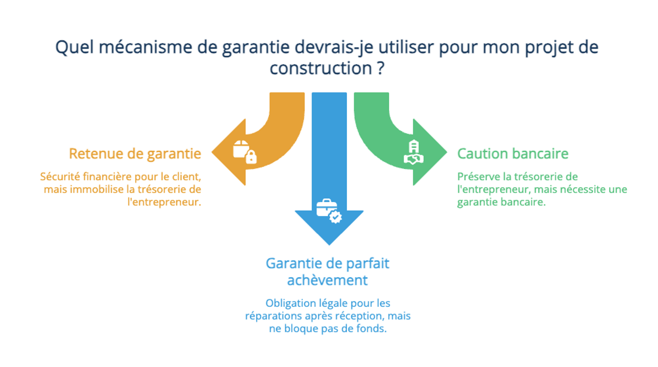 Quel mécanisme de garantie choisir pour votre projet de construction ?