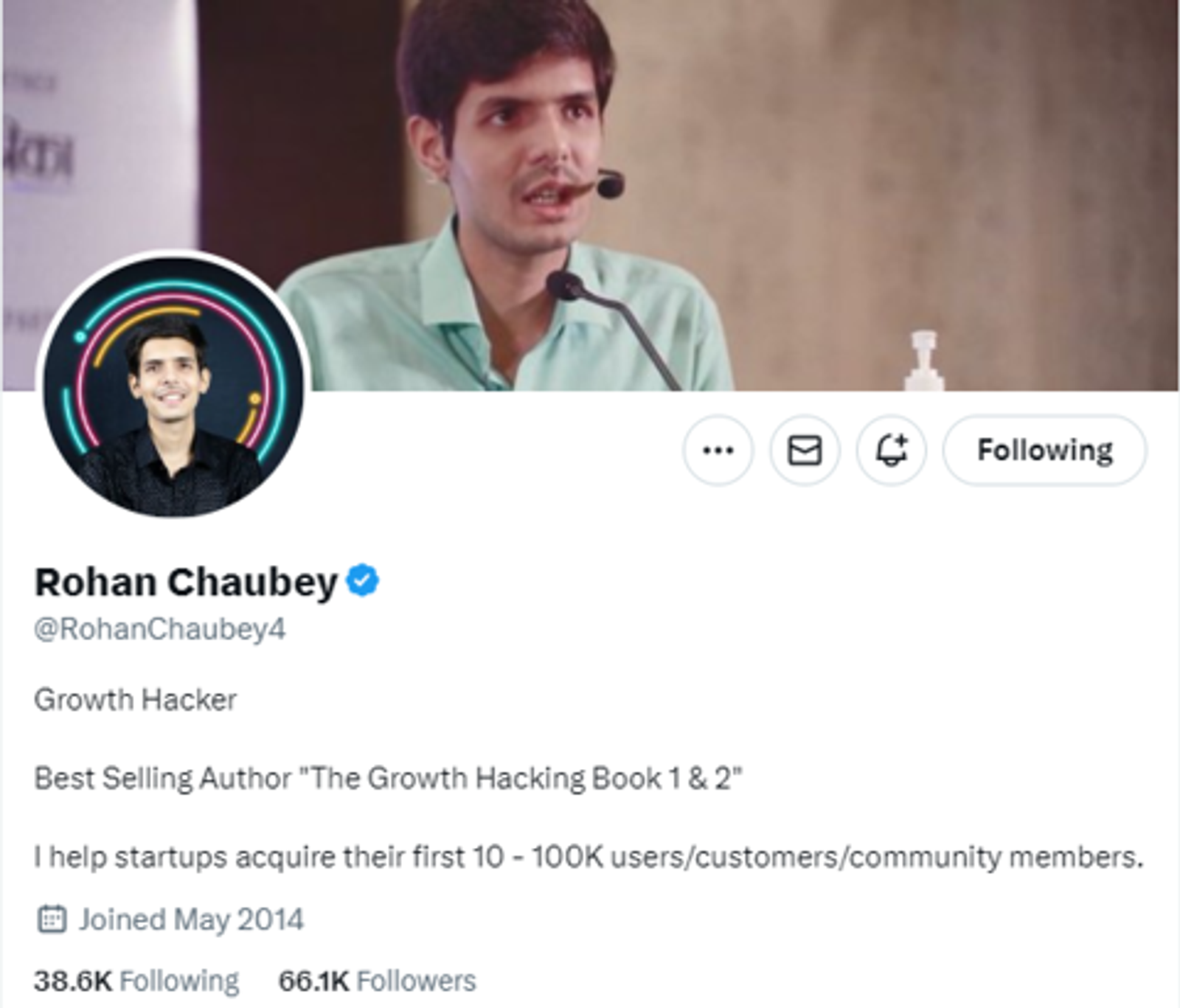 rohan chaubey, hunter