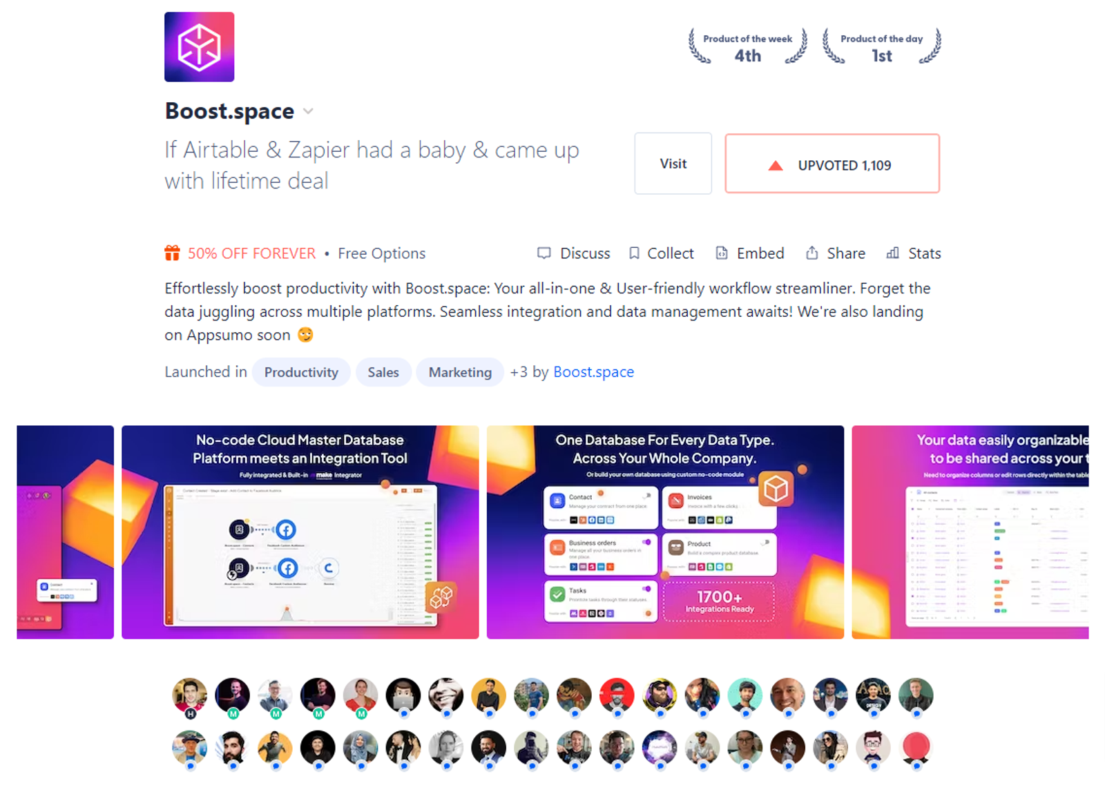 product hunt product page