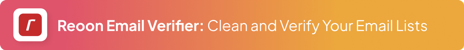 Reoon Email Verifier integration