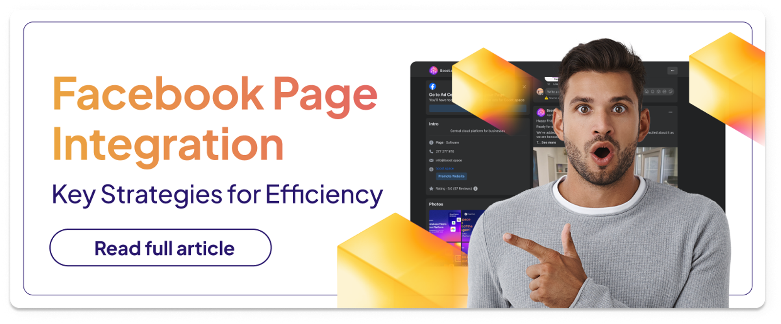 facebook page integration