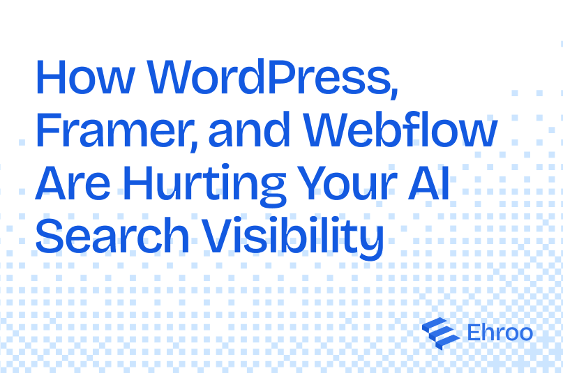 How Wordpress Framer Webflow is destroying your business ranking