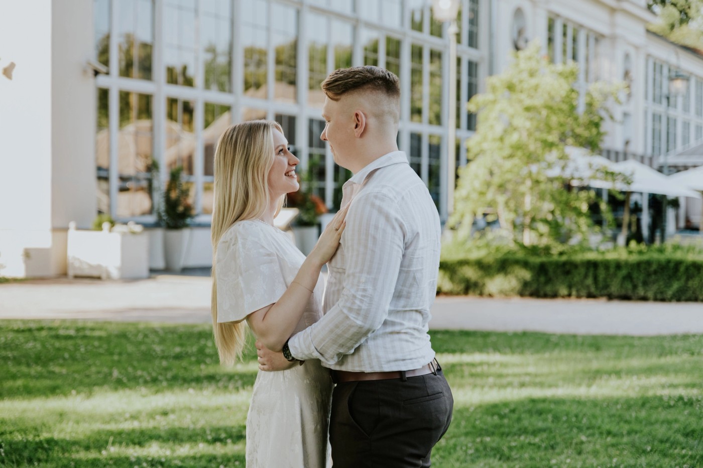 Sesja narzeczeńska Julia & Kacper — Łazienki Królewskie, zdjęcie 1